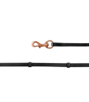 Waldhausen lædertøjle, rosegold spænder