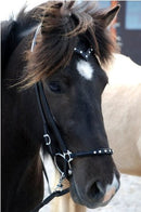 Nordic Horse næsebånd, hvide sten