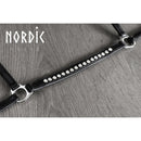 Nordic Horse næsebånd med hvide sten
