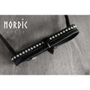 Nordic Horse kombineret næsebånd med hvide sten